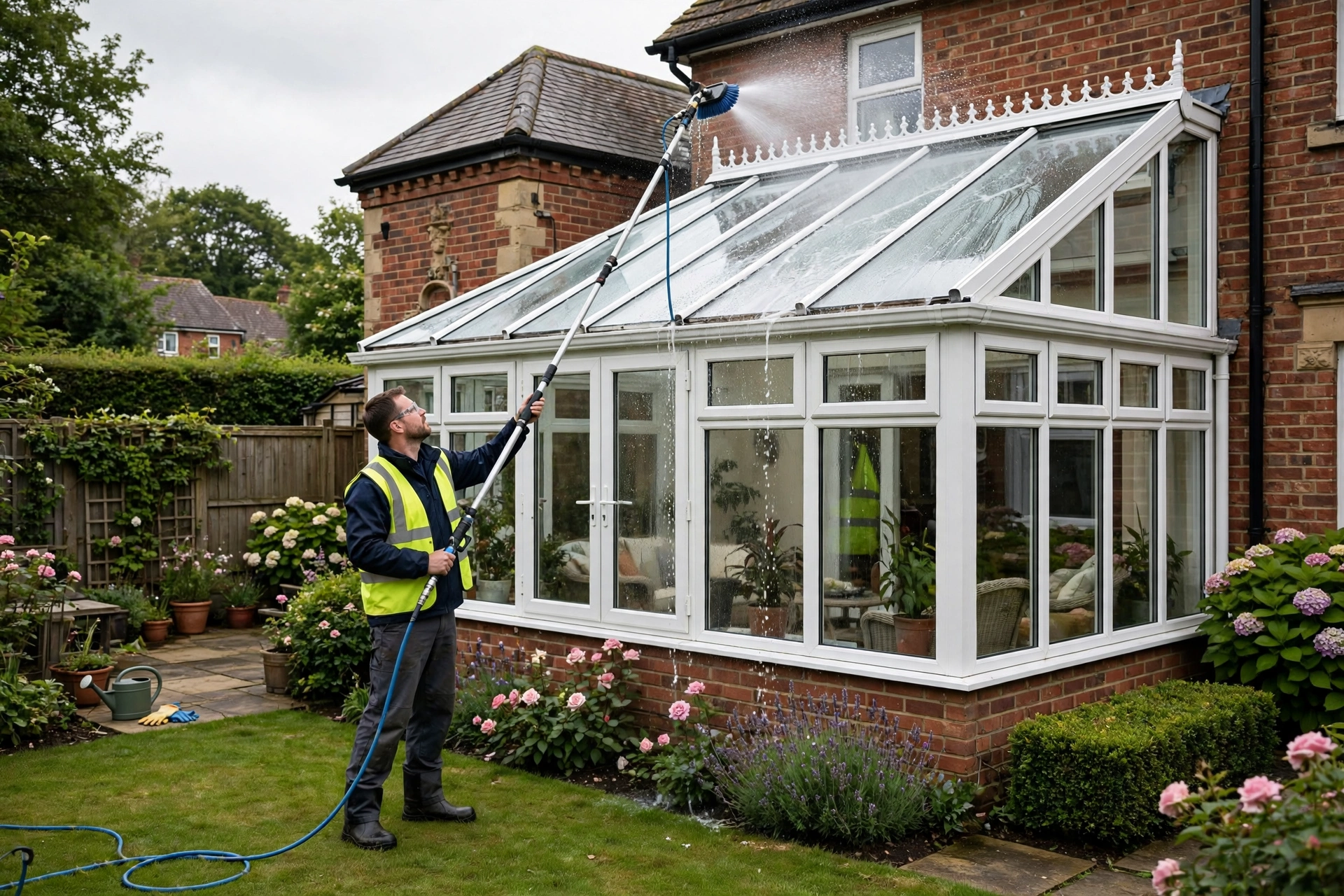 Conservatory roof cleaning in Stoke-on-Trent